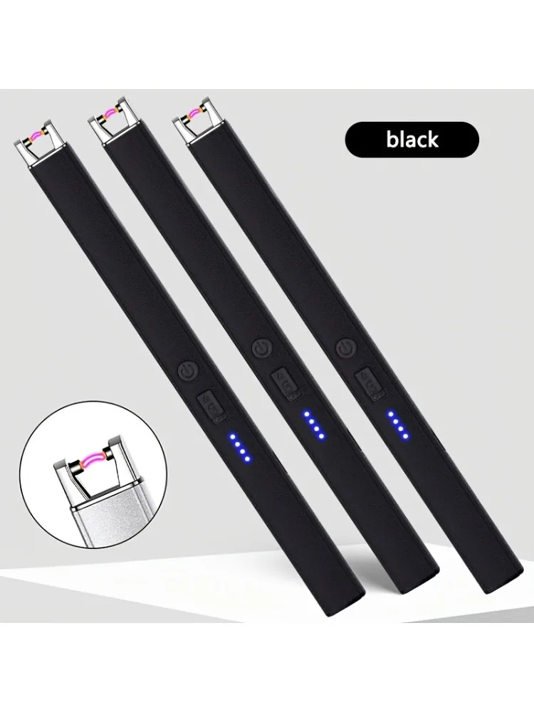3/1 Winddichte elektronische aansteker USB oplaadbare boogaansteker met veiligheidsvergrendeling Draagbare keuken Outdoor BBQ Camping Tool - afbeelding 2