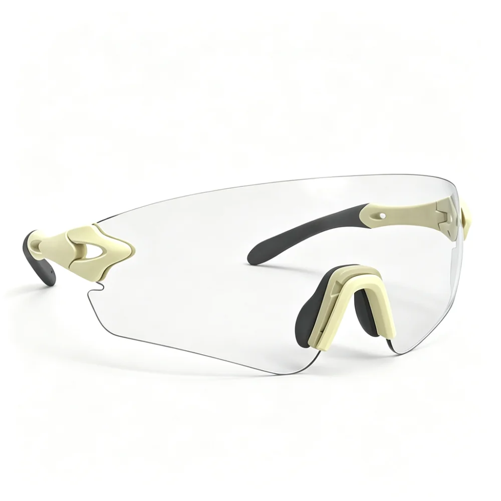 UV400 Photochromic Cycling Glasses Anti-Splash Anti-UV Smart Photosensitive Sunglasses Transparent Photochromic Lenses Windproof