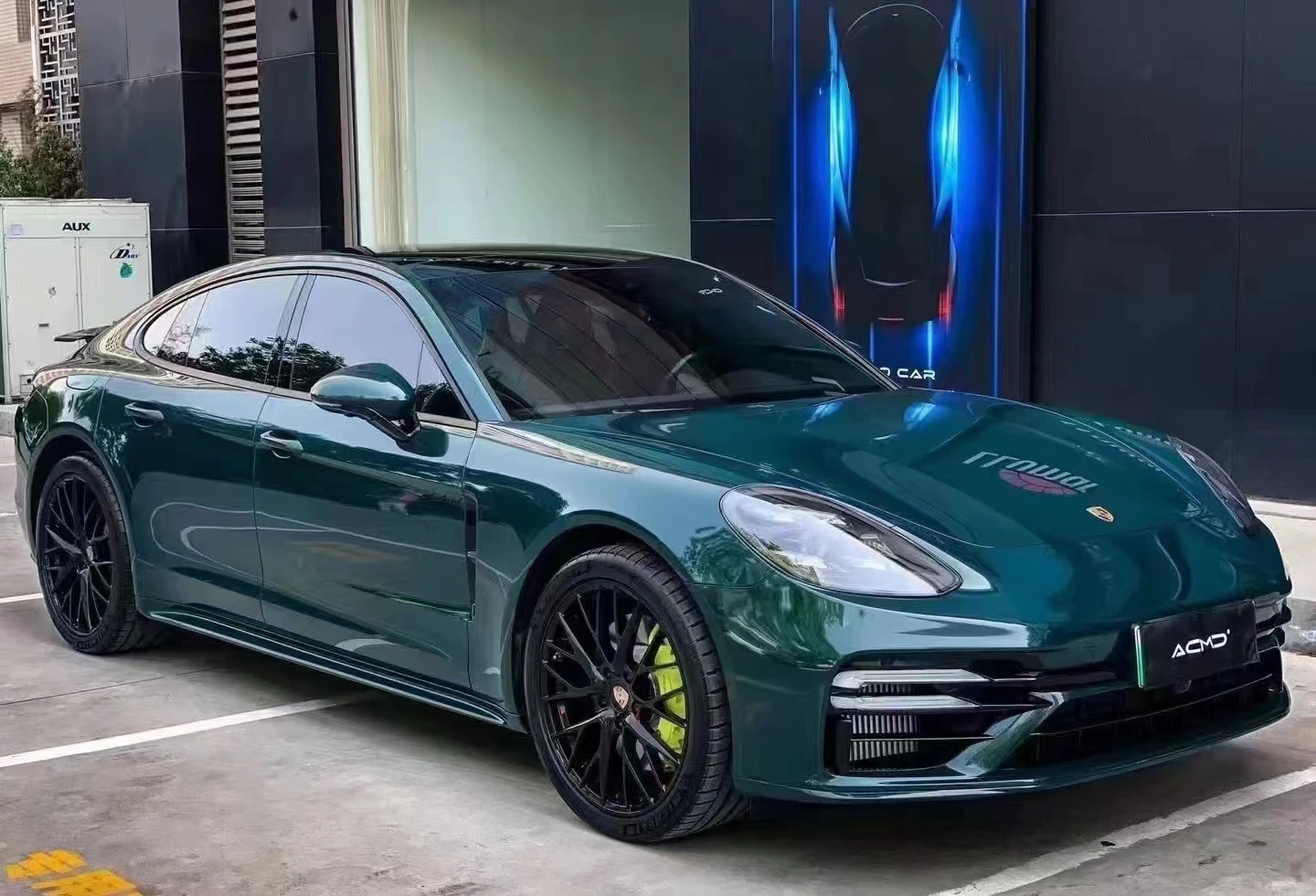 

PET Liner Carwrapping Glossy Crystal Vinyl Carbon Fiber Car Interior