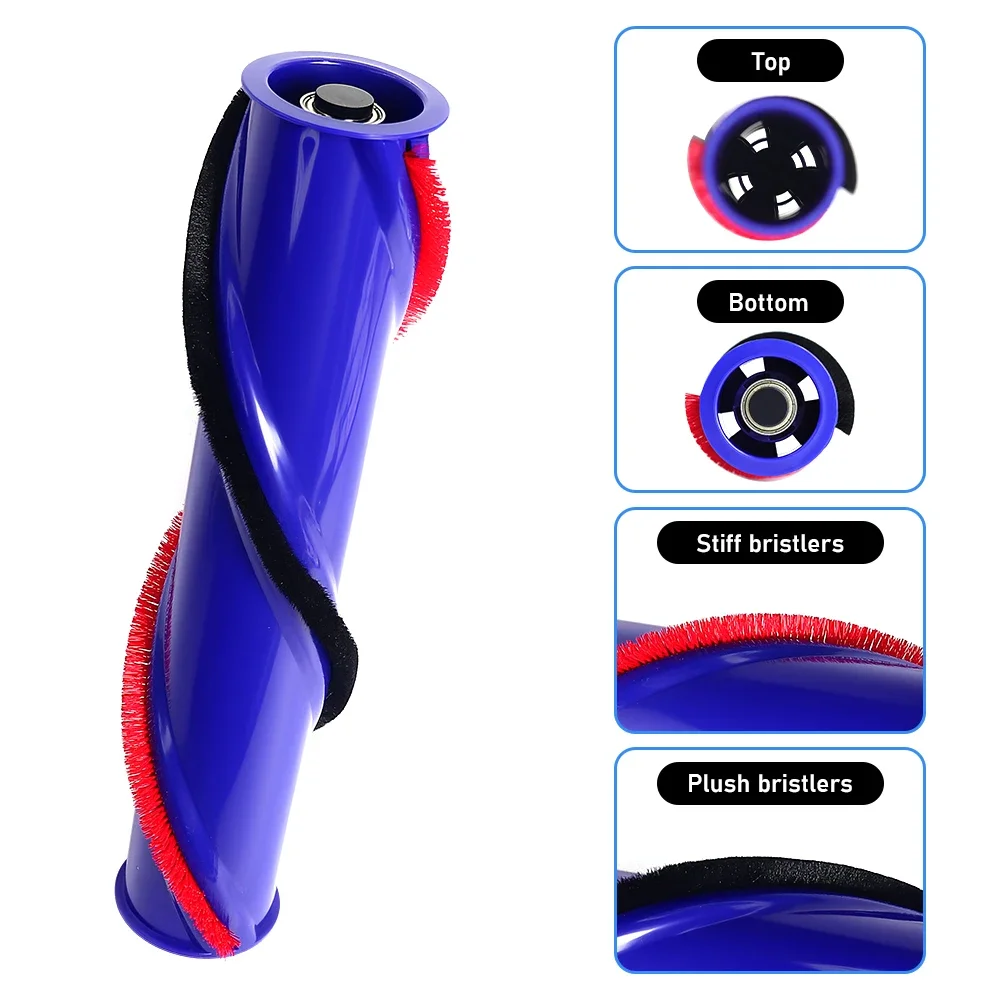 الأسطوانة بار ل دايسون V6 V7 V11 مكنسة كهربائية فرشاة الأسطوانة ل دايسون V8 V10 استبدال فرشاة فرشاة كهربائية رئيس الأسطوانة بار