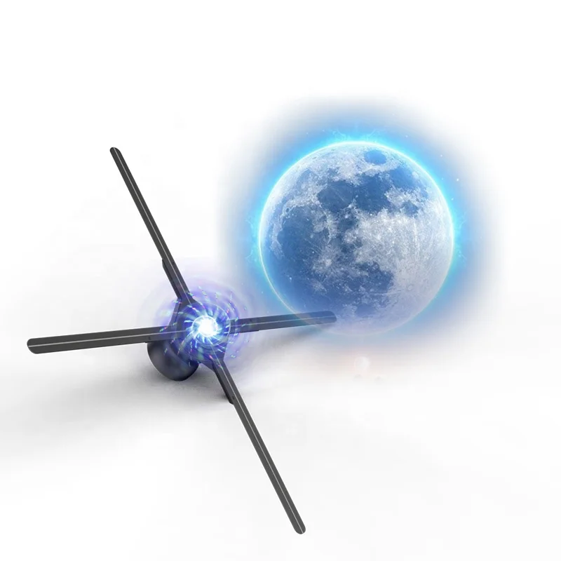 Инженер, 24-часовая онлайн-поддержка, простой в использовании вентилятор, голографическая голограмма, реклама, светодиодный вентилятор, 3D-голограмма, вентилятор для отеля