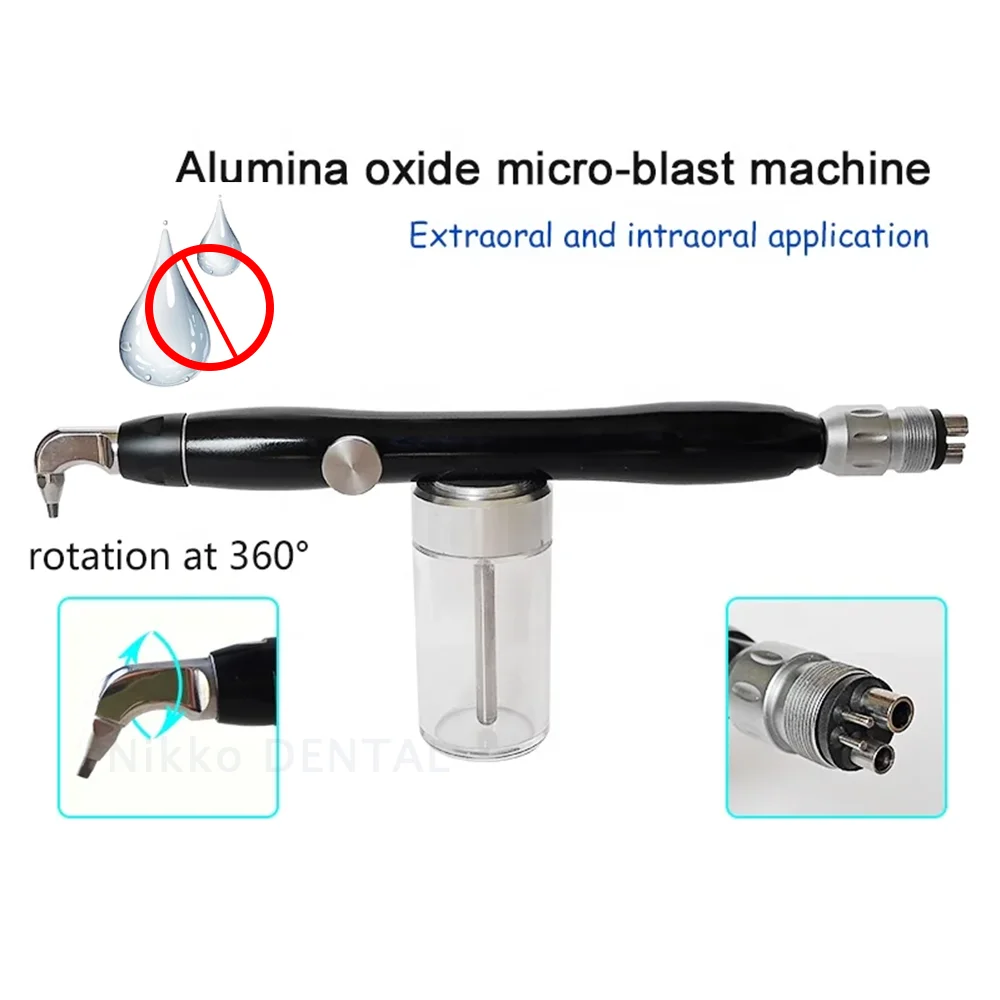 Dental Aluminum Oxide Micro Blaster Water Spray Microetcher Sandblasting Alumina Gun Dental sandblaster 2/4hole Dentistry Tools