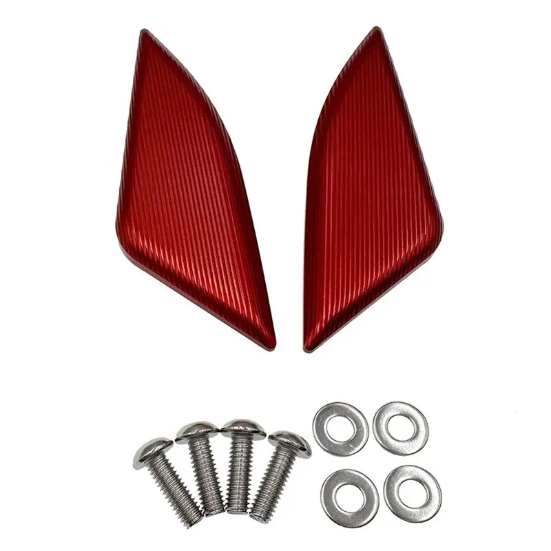 AU16-For Ducati Panigale V2 V4 V4S V4R 2018-2024 Accessories-Rearview Block Off Base Plates For Motorcycle Red