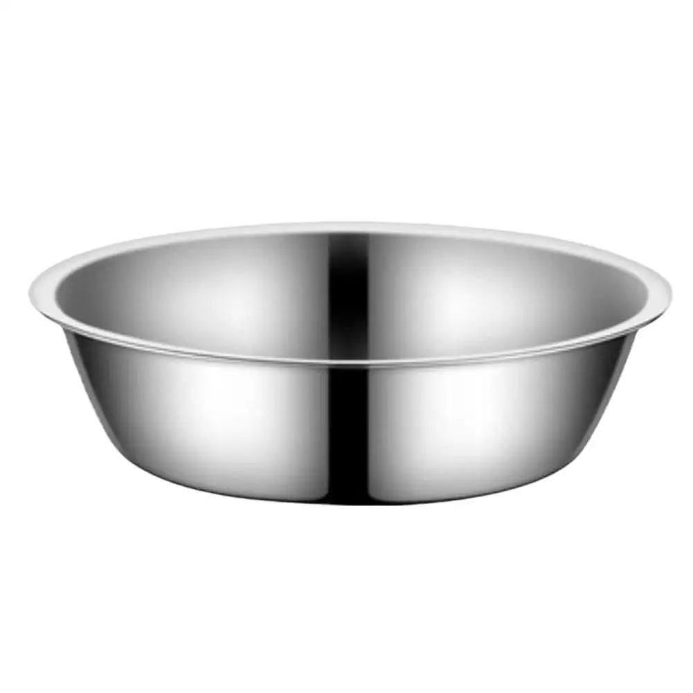 Stainless Steel Pet Bowl, Dog And Cat Food Bowl, Thickened Not Anti-fall, Deform, 1pcs Non-slip Clean Bowl, To Easy Easy To D5W1