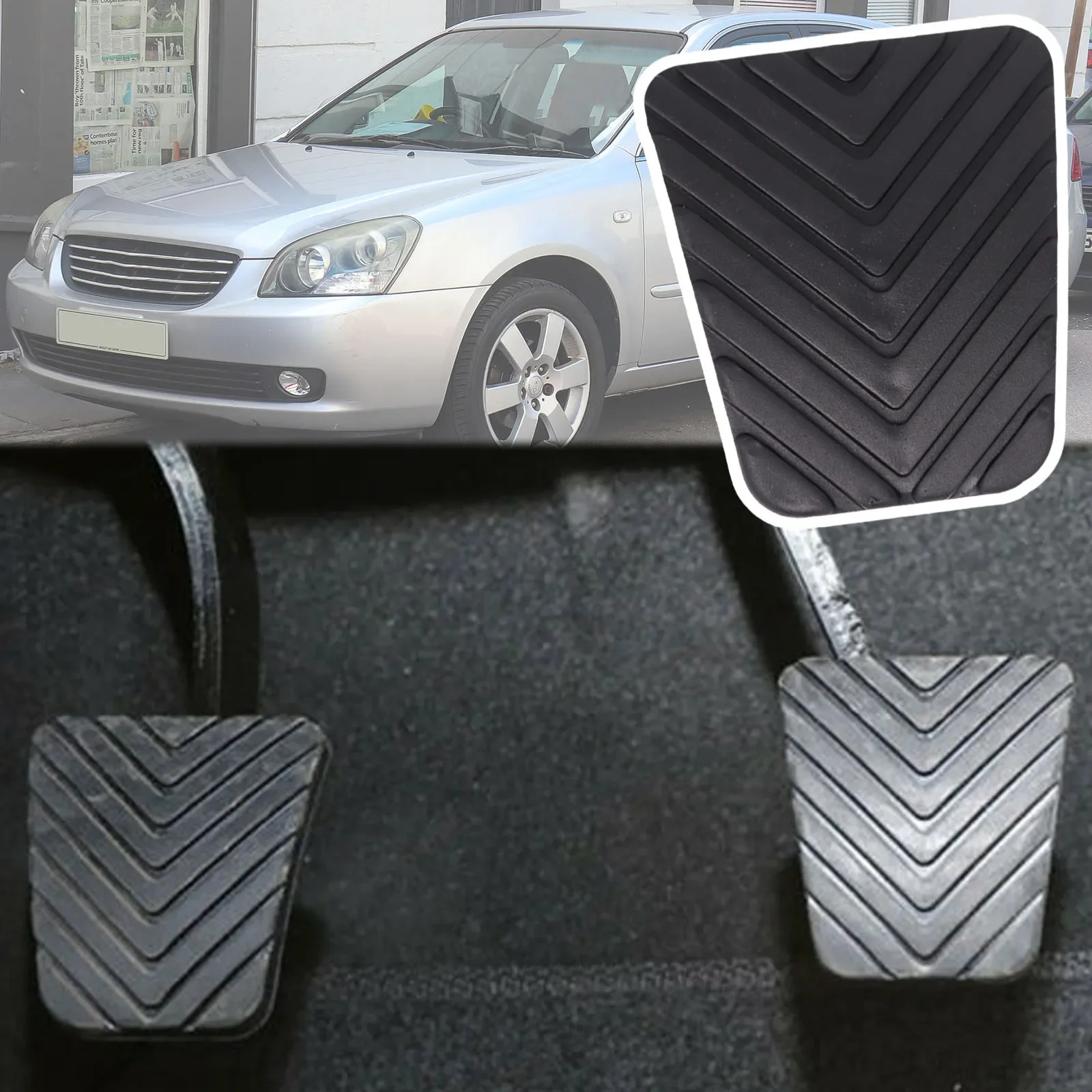 

Brake Clutch Foot Pedal Pad Cover For Kia K5 2001 2002 2003 2004 2005 2006 2007 2008 - 2015 2016 Magentis MS Optima TF Lotze MG