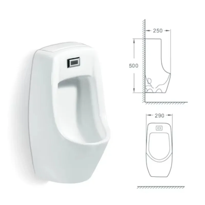 Intelligent Sensor Male Urinal BF33221 Ceramic Automatic Flushing Bathroom Hygiene Durable