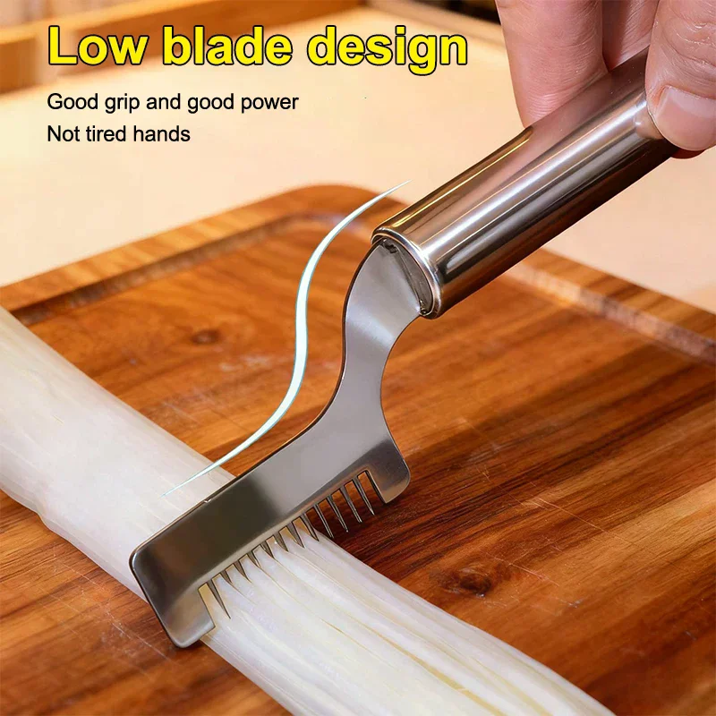 Scallion Cutter, Onion Green Shredder, Stainless Steel Vegetable Slicer, Innovative Kitchen Tool, Gad