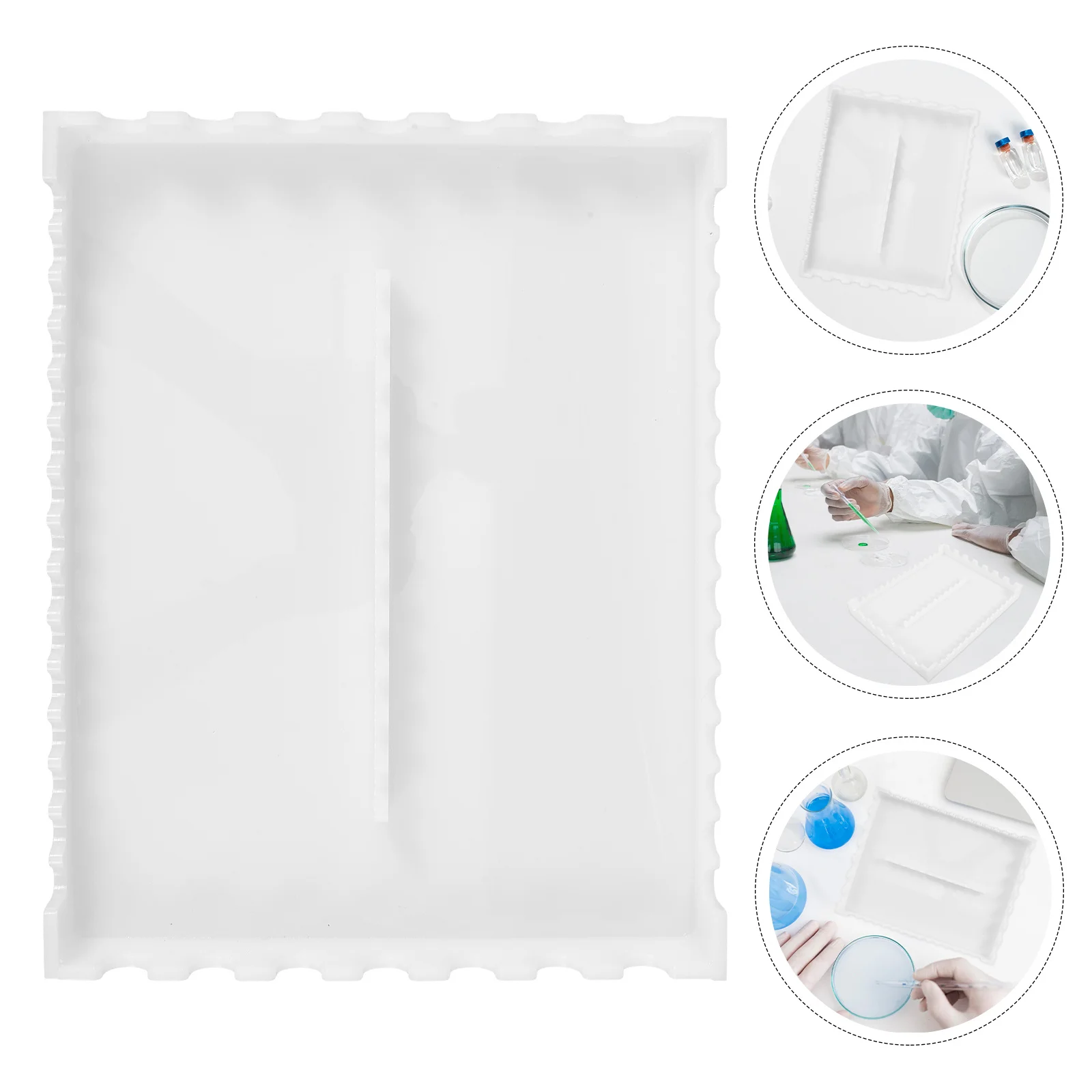 

Straw Holder Lab Tube Pipette for Multiple Pipettes Placement Rack Acrylic Experiment Stand Organizer White Travel