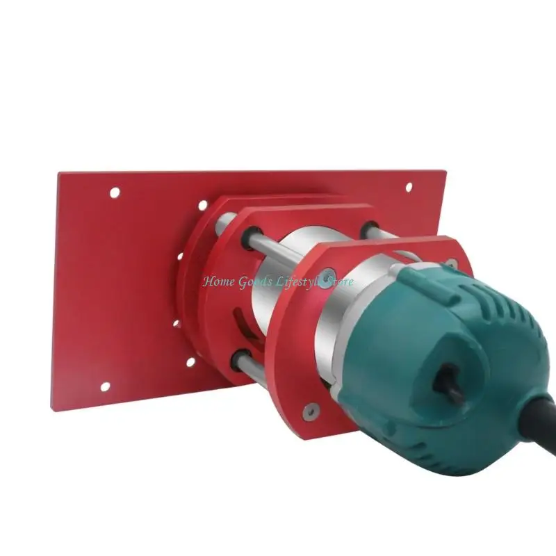 E74E لوحة رفع النجارة القوية المصنوعة من ألومنيوم درجة الطائرات بمدى تعديل 500 مم لاستخدام ورشة العمل #4