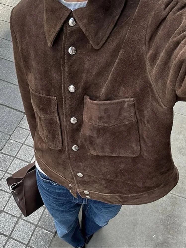 Dames Vintage Bruine Revers Ko - Women'S Fashion Utility Jacket recensie en prijs