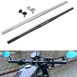 28mm Motorcycle Handlebar Straight Bars CNC Sand Aluminum Alloy Steering Wheel for Yamaha Cafe Racer Royal Enfield XMAX 300 R6