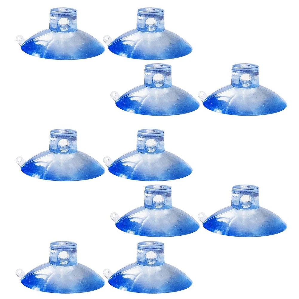 Removable Casement Suckers, 30mm Dual Hang Suction Cup Hooks, Transparent Design for Bathroom and Kitchen 10PCS