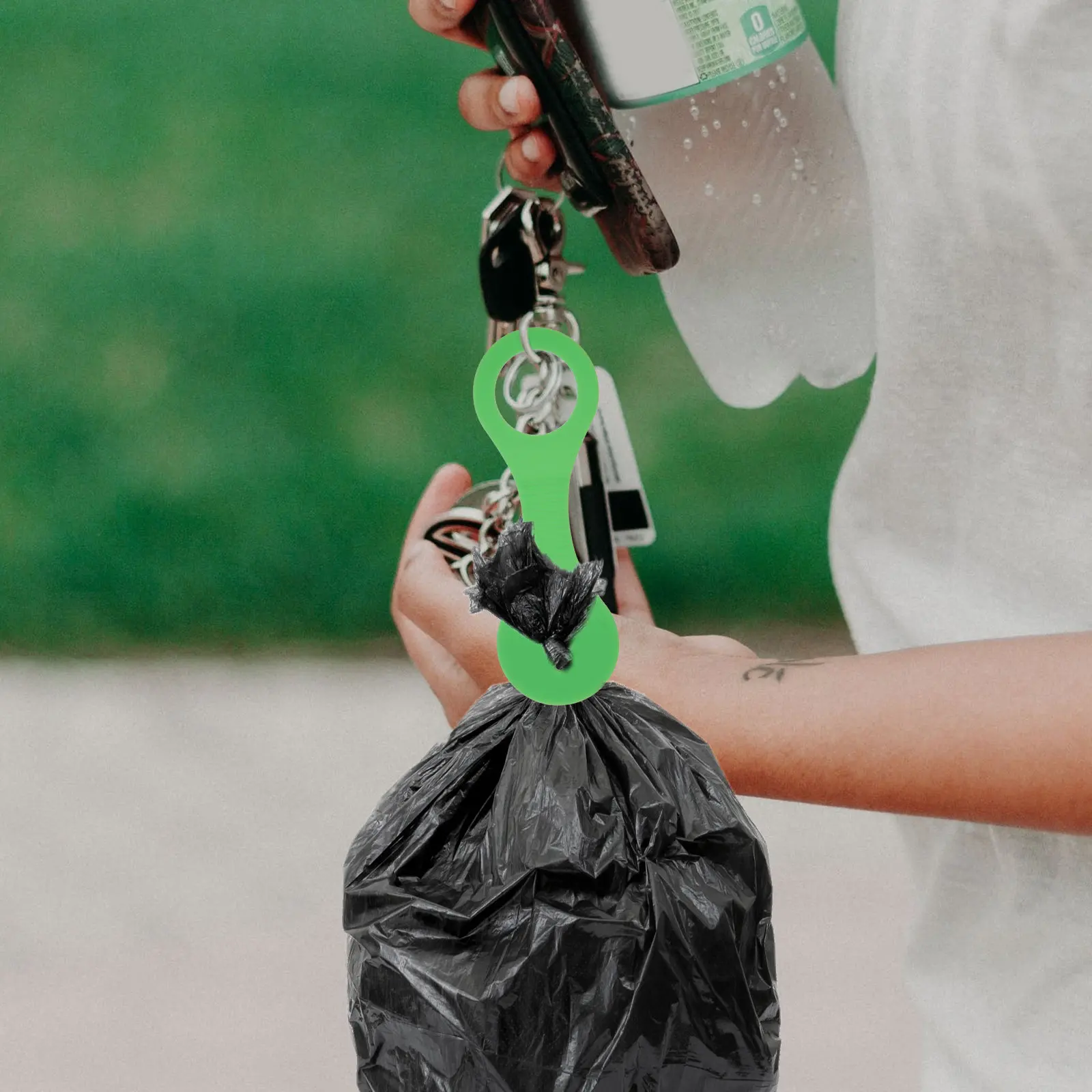 3Pcs Dog Poop Bag Holder Sturdy Retaining Clip Large Bearing Capacity Pet Waste Bag Dispenser Dog Leash Accessories