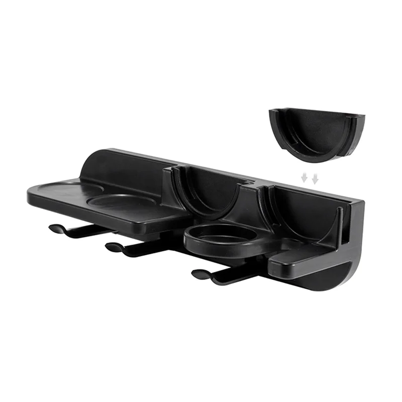 AF93-Rak Penyimpanan Mesin Kopi Tanpa Meninju Mesin Kopi Finishing Wall Stand Powder Cloth Organizer Finishing Wall Stand Du