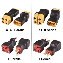 2pcs XT60 T Parallel/Series Adapter Connectors No Wire for RC Lipo Battery
