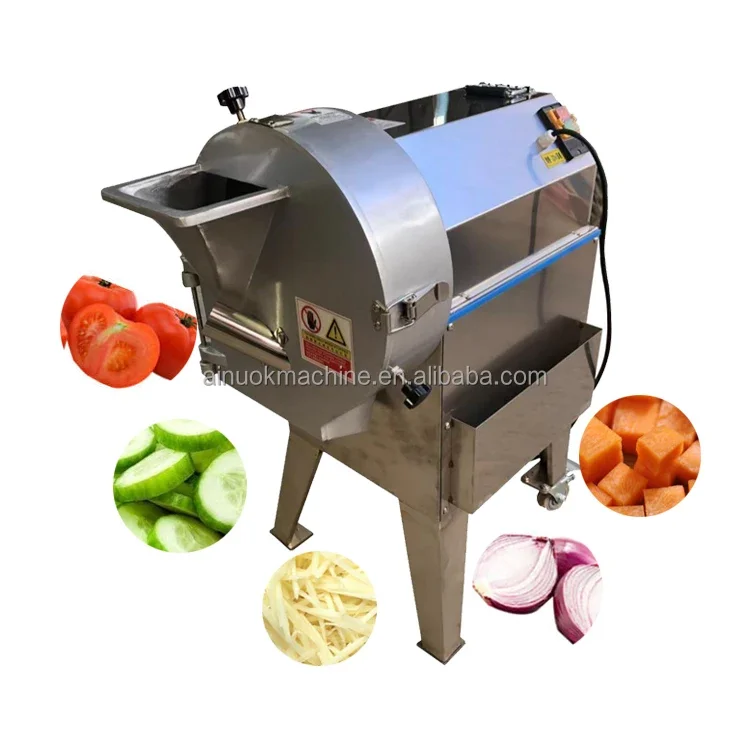 

automatic electric commercial cut fruit potato slicer dicer vegetable diced and sliced industrial cutting machine