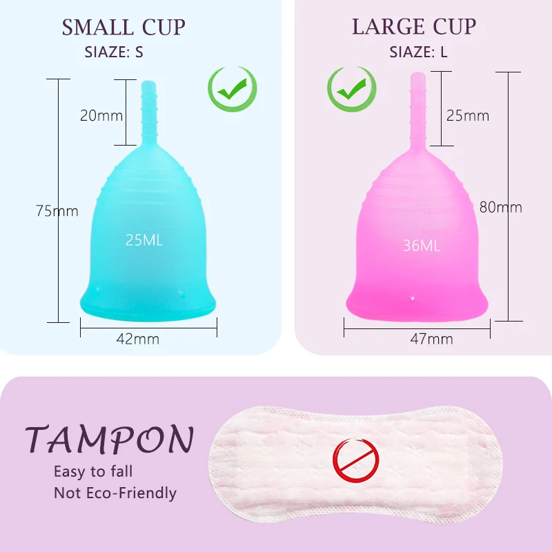 Tampón y almohadilla de silicona suave reutilizable para mujer, ropa alternativa para 12 horas