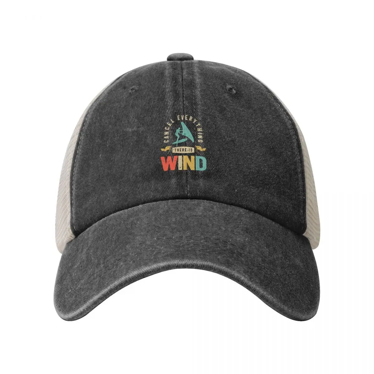 Cancel everything there is wind - Wing Foil Baseball Cap Streetwear Rave Ball Cap Dropshipping Girl Men's