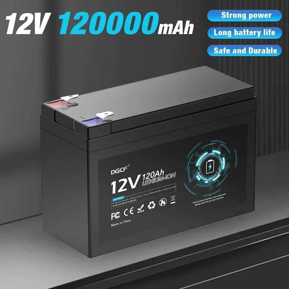 

12V 120000mAh Rechargeable 18650 Lithium Battery Solar Storage Battery Built-In BMS for Sprayer Electric Vehicle Batteries