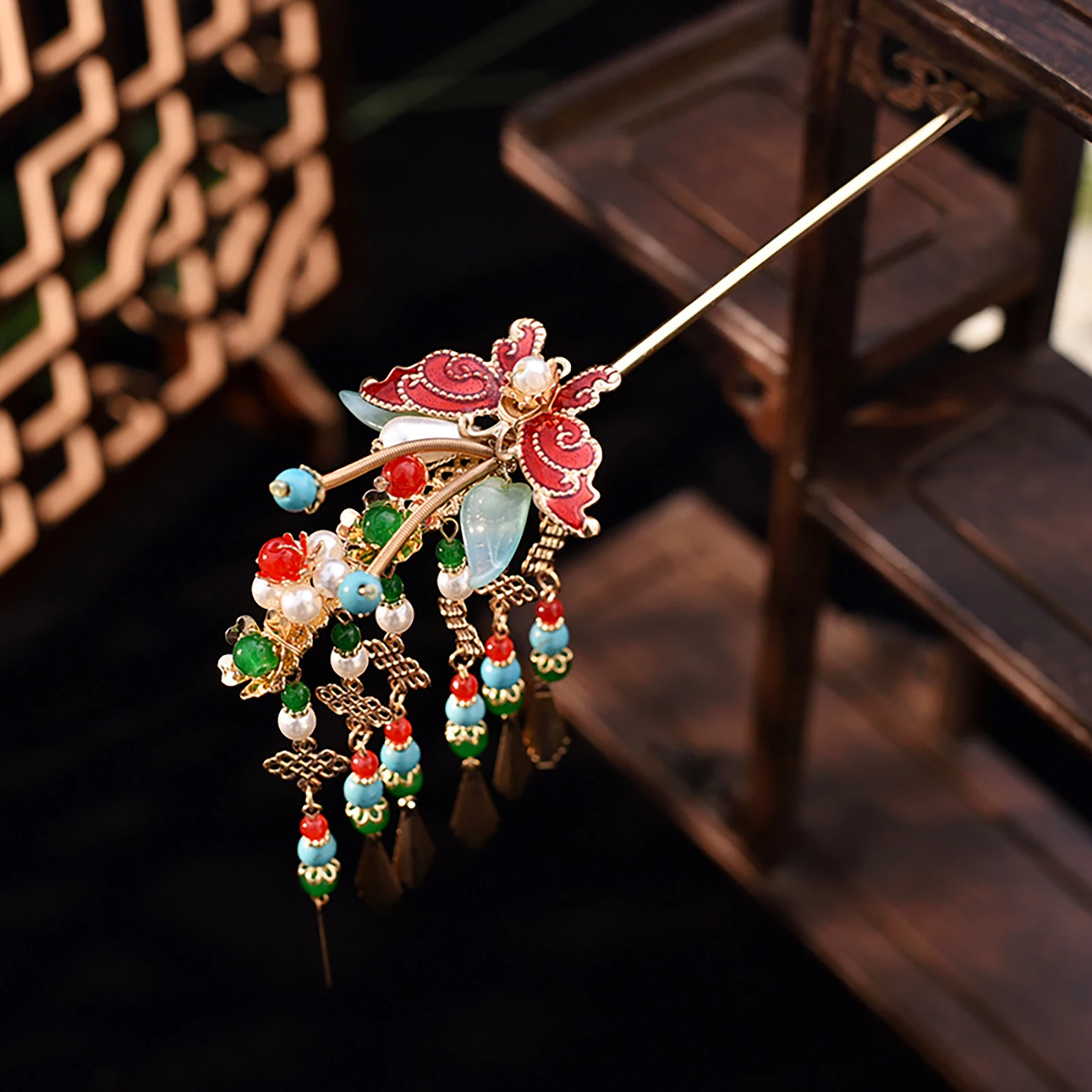 Vintage Chinese Style Hairpins Handmade Hair Stick Women Metal Hair Fork Hair Chopsticks Woman Girls Hair Jewelry Accessories