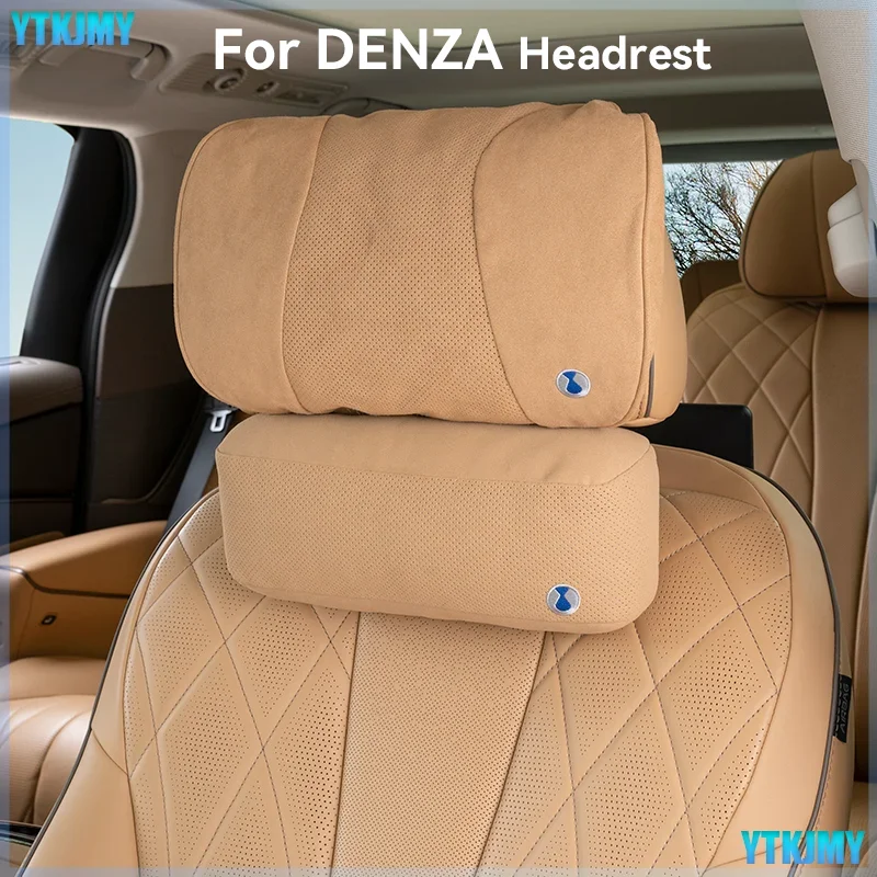 

CAR DENZA D9/7 BYD Headrest Neck Pillow Car Pillow Alcantara Cars Pillow Auto Parts Modification