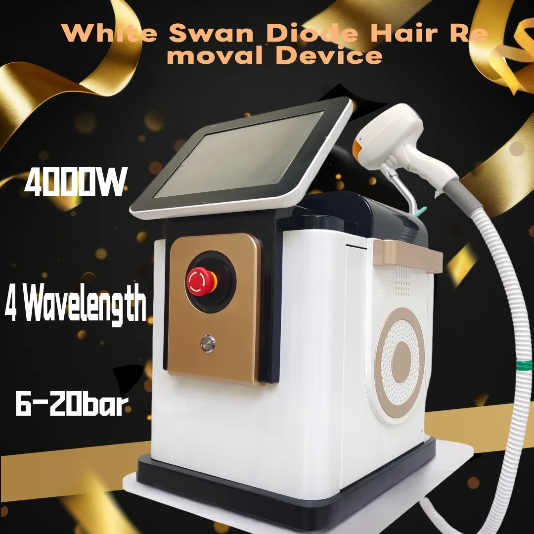 2025 4000w diode 755 808 1064nm 940 4 wavelength laser diode ice titanium laser body hair removal machine Alesandrite equipment