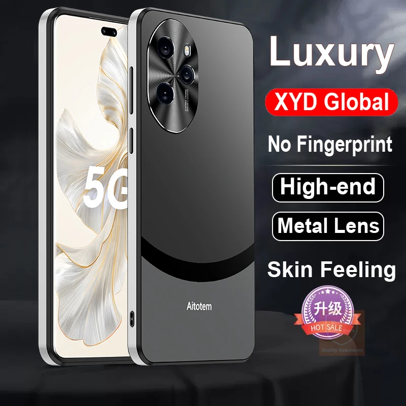 

Чехол для Honor 100 Pro Чехол, высококачественный матовый чехол для телефона Honor 100 Pro, Модный чехол-бампер с подушкой безопасности