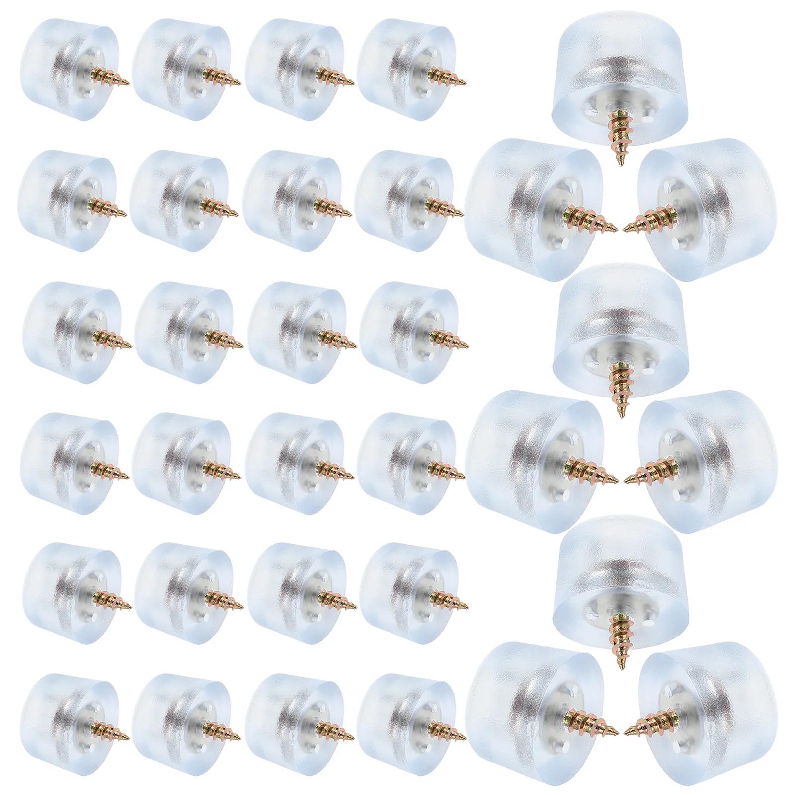 

100Pcs Table Leg Pads Anti-Slip Furniture Feet Risers for Wood Floors Noise Reduction Chair Sofa Protector Glide Caps