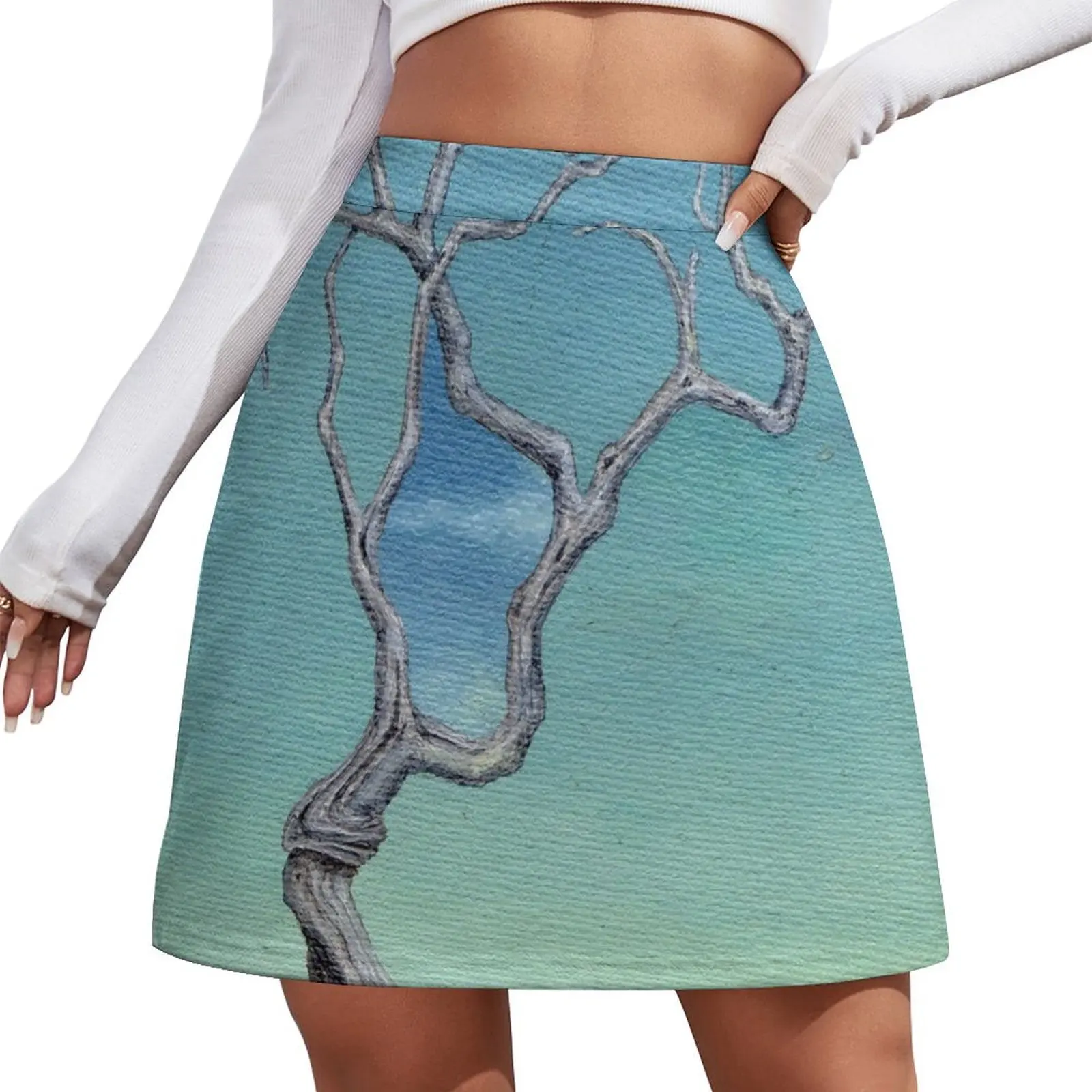 

Grounded in Possibilities oil on canvas board Mini Skirt fairy grunge mini skirts shorts Mini Skirt