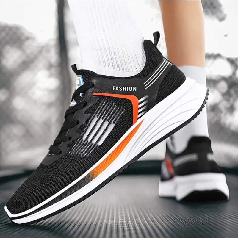 Summer Men's Sneakers Sole Shock Shoes for Running Walking Outdoor Basic Casual Shoes Autumn 2023 New Trendy Luxury Plus Size 46