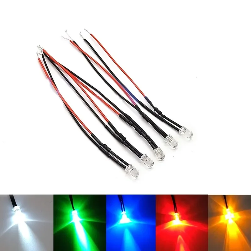 

3V 5V6V9V 12V15V18V 24V 30V36V40V 48V 110V 220V Flashing 5mm Pre Wired Ultra Bright LEDs Emitting Diodes LED Bulb Lights