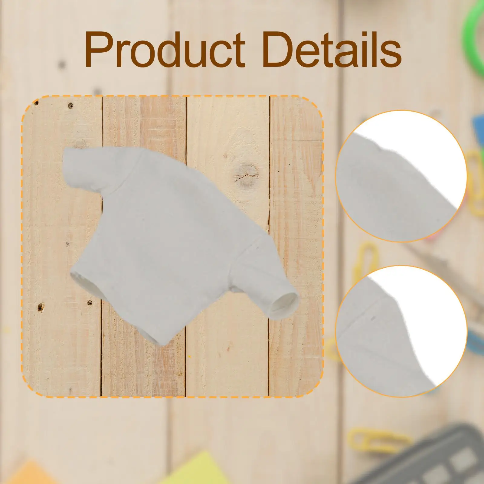 Ropa de figura de acción 1:6, Camiseta corta de tela, vestido informal de moda para mujer, ropa en miniatura, ropa para muñecas femeninas de 12"