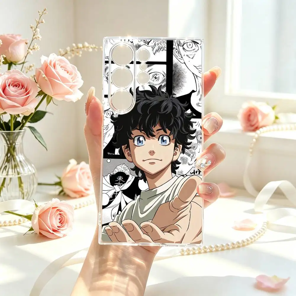 Anime Takemichi Tokyo R-Revengers Phone Case Transparent Silicone Soft For Samsung S25,S24,S21,S22,S23,S30,Ultra,S20,Plus,Fe