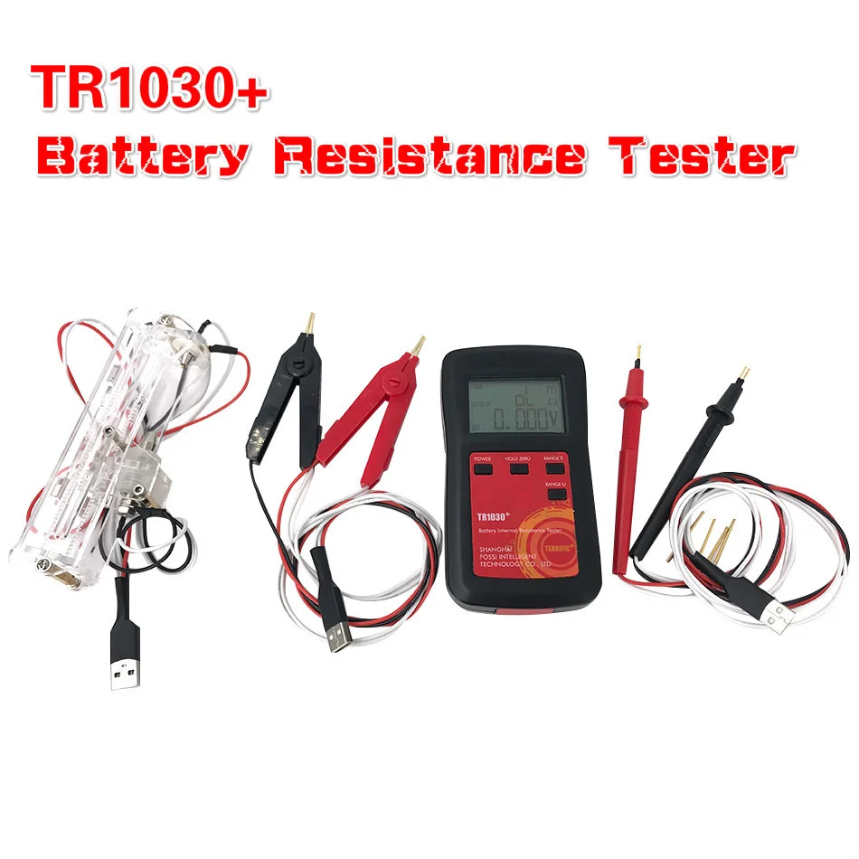 

Upgrade YR1030 Lithium Battery Internal Resistance Test TR1030 Electrical DIY 18650 Nickel Hydride Button Dry Battery Tester