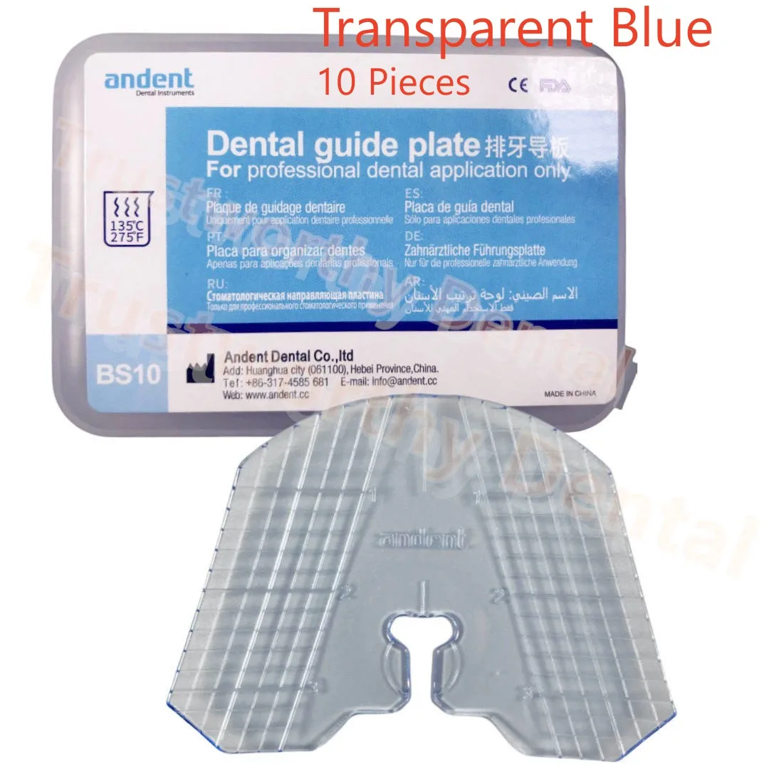 

10-Pcs Dental Guide Template Plate Denture False Teeth Arrangement Amann Gilbach