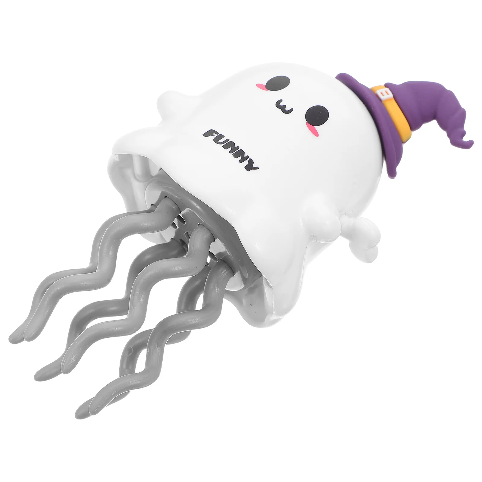 

Baby Activity - Ghost Pumpkin Design Clockwork Crawler for Toddler Sensory Development - Halloween Birthday