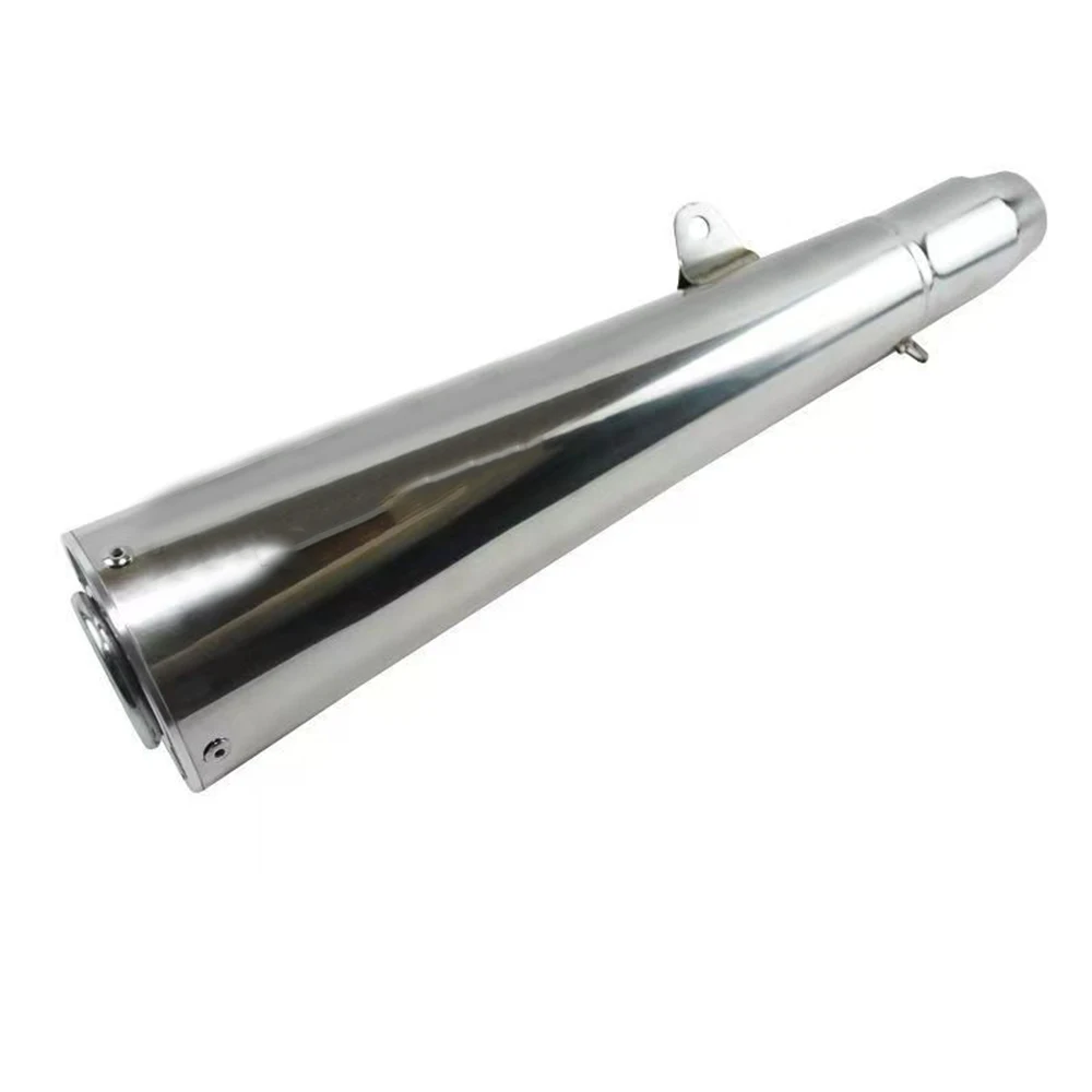 Universal 51mm Motorrad Auspuff Edelstahl Schalldämpfer Rohr Escape Moto Roller Für Ninja400 NK250 Z650 R6 X-ADV750 Z900 fahrrad