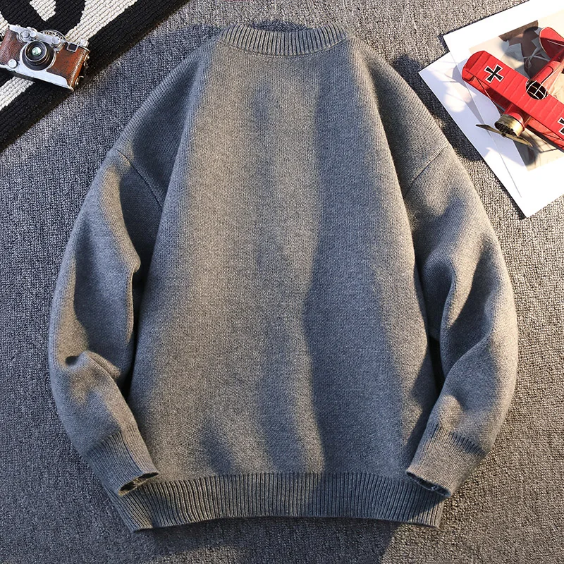 Men's Knitted Cardigan Round Neck Long Sleeve Button down Soft Fabric Casual Autumn Winter Warm Classic Fashion Men's Clothing