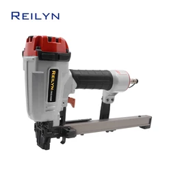 REILYN Heavy Duty 16Ga Air Stapler TRS25B Wide Crown Staple Nail Gun for Wood Working Roofing Decorating Pneumatic Nailer