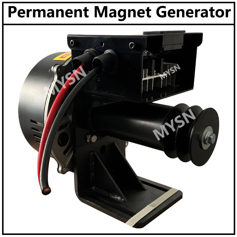 10KW 5KW 3KW Permanent Magnet Generator Low Speed 48V 36V 60V 72V Dynamo DC 3000 RPM Gearless Alternator With Driving Motor