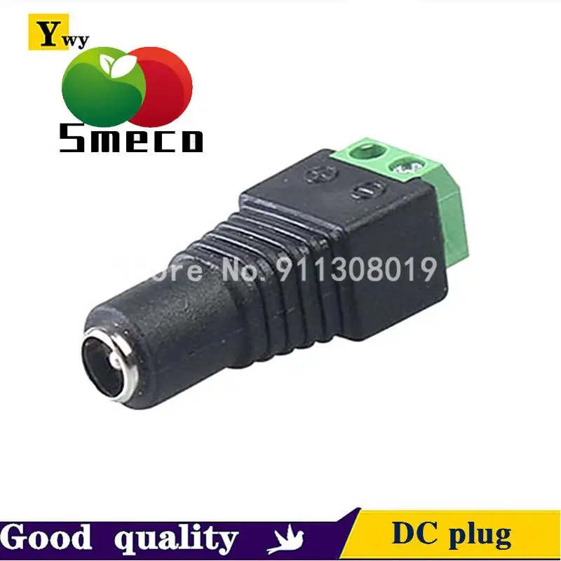 2Set/2pcs DC connector 2.5*5.5mm/2.1*5.5mm Power Jack Adapter Plug Cable Connector for 3528/5050/5730 led strip light