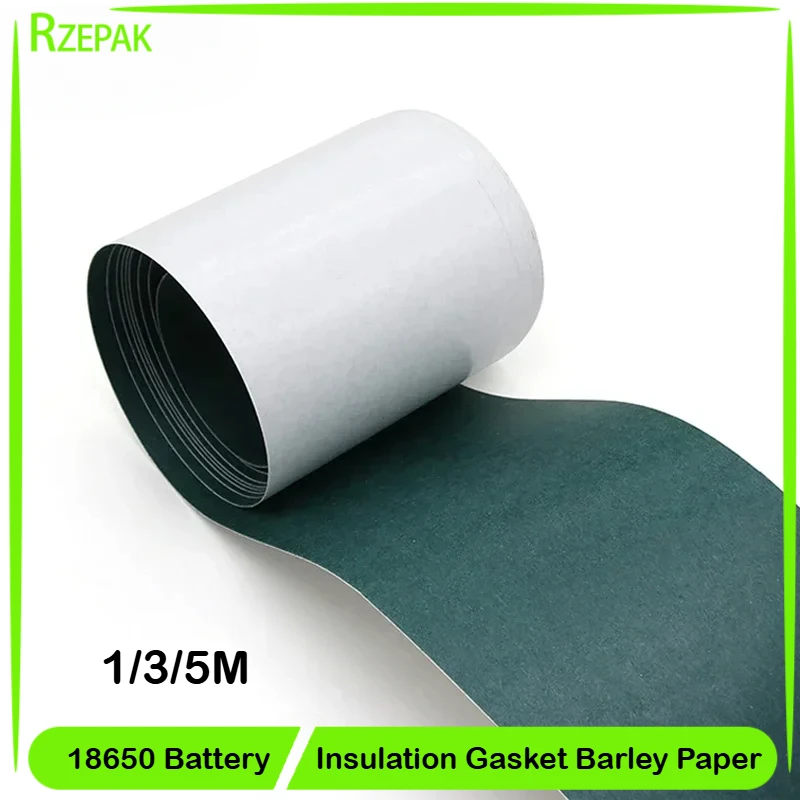 1/3/5M 18650 Battery Insulation Gasket Barley Paper Li-ion Pack Cell Insulating Glue Fish Tape Warp Electrode Insulated Pads