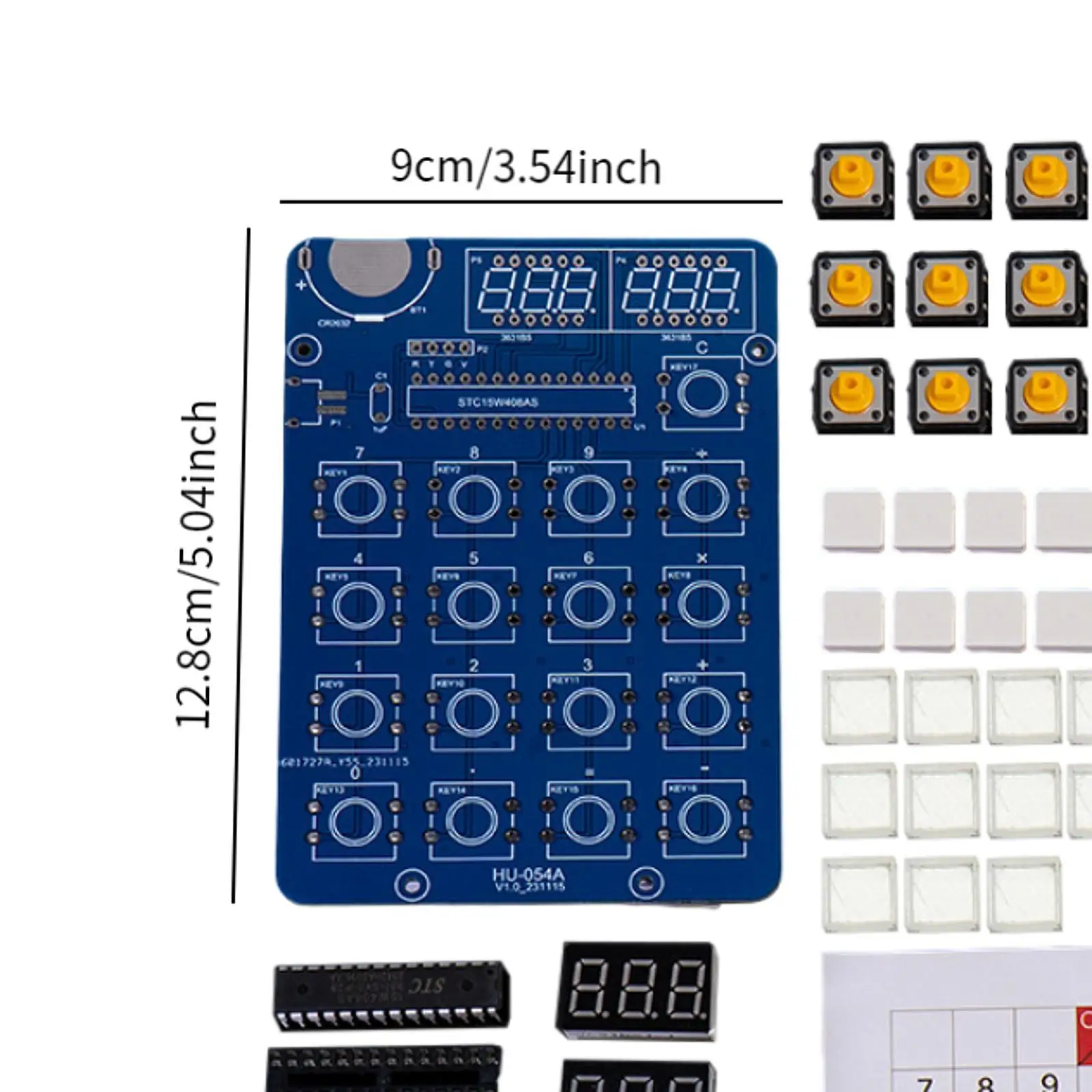 Kit de calculadora DIY de 6 dígitos, kits electrónicos DIY, uso diario para el hogar y la Oficina