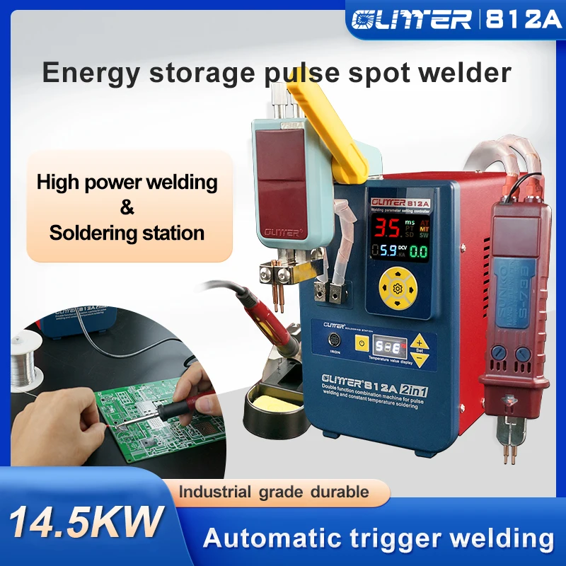 

Suitable for 812A Lithium Battery Spot Welder Solder Multi-function 18650 Battery Assembly Handheld Welding Touch Welding