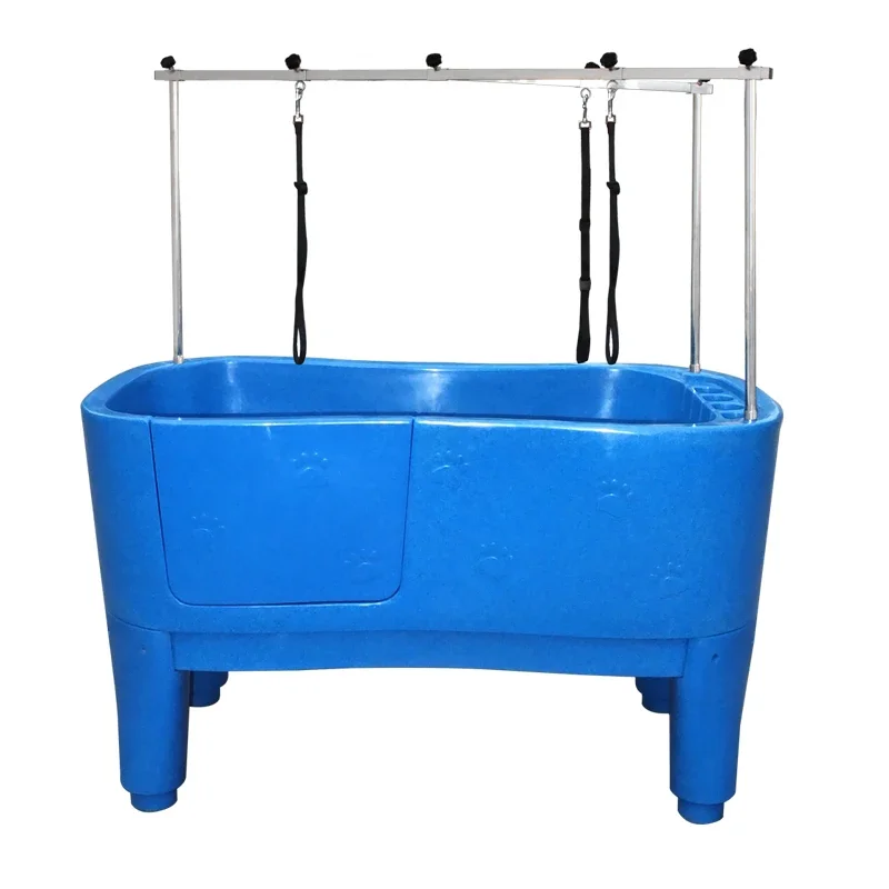 

Dog Washing Station Shower Bathing Tub Plastic Portable Pet Spa Bathtub