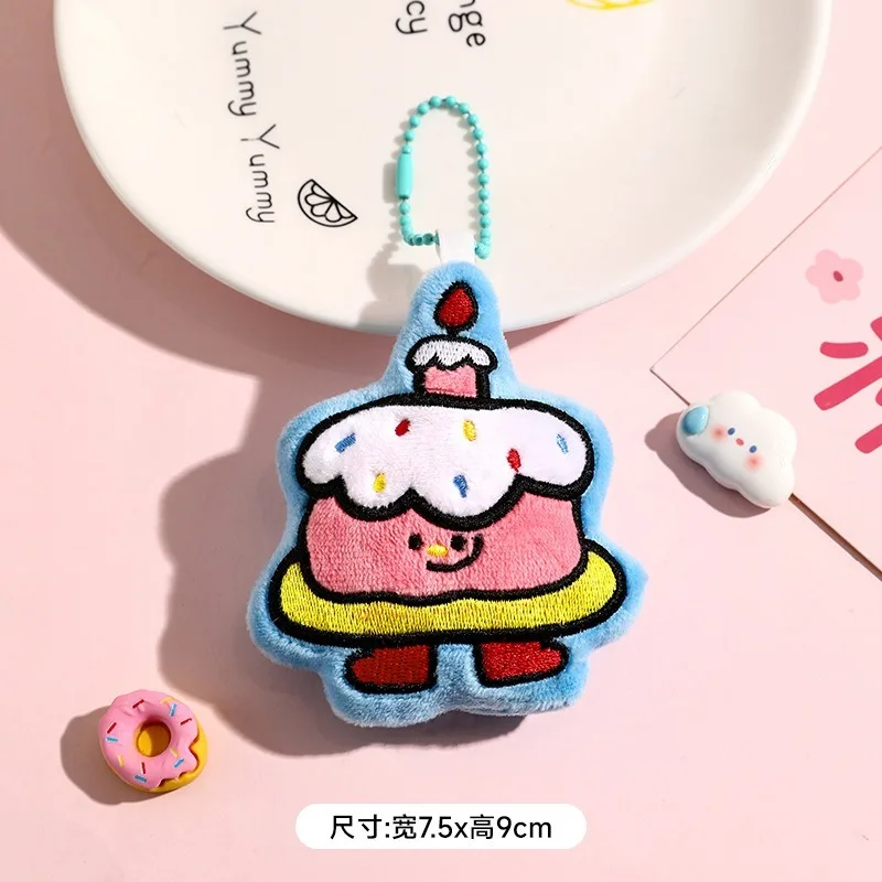 Lustige süße Puppe Anhänger Plüsch Schlüsselanhänger Spielzeug simulierte Puppen Anhänger Auto Schlüsselanhänger Charme Rucksack Dekoration Zubehör Kinder Geschenk