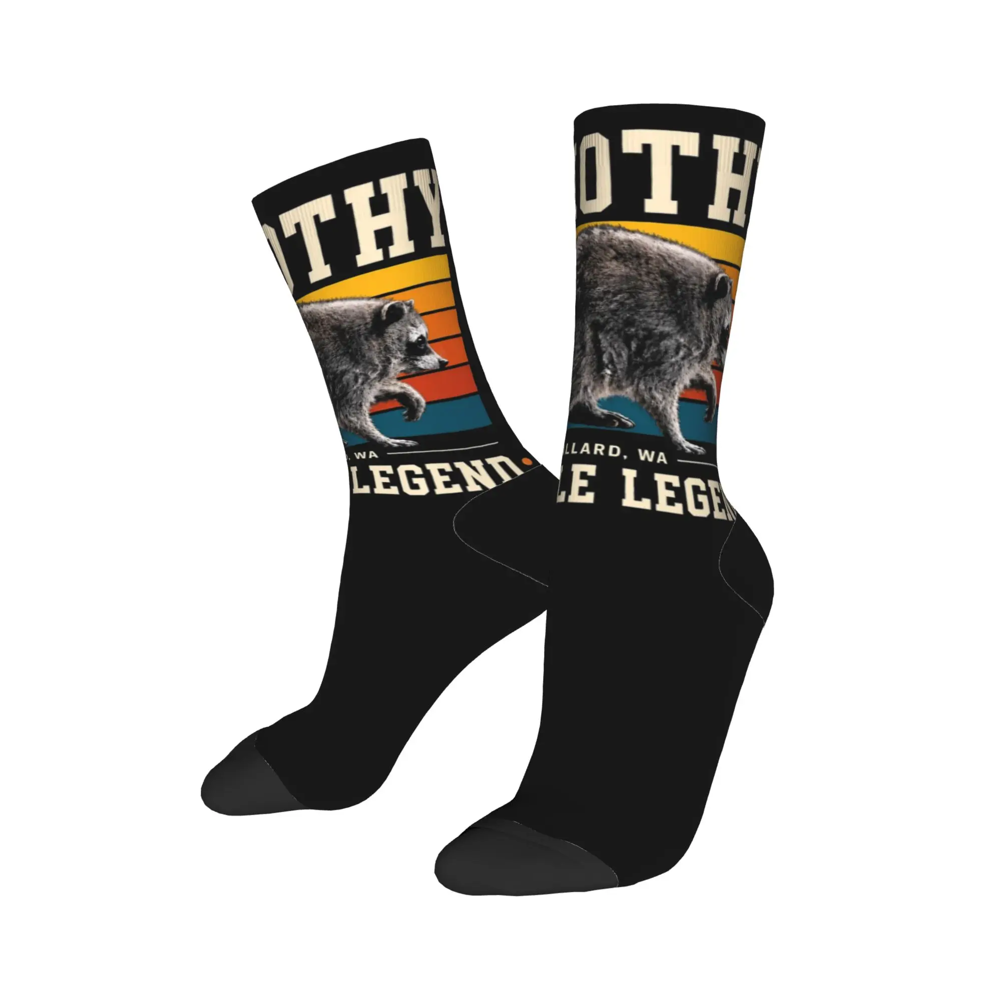 Jimothy Raccoon Animal Meme Socks Men's Women's Polyester Casual  Socks Hip Hop Spring Summer Autumn Winter Stockings Gift