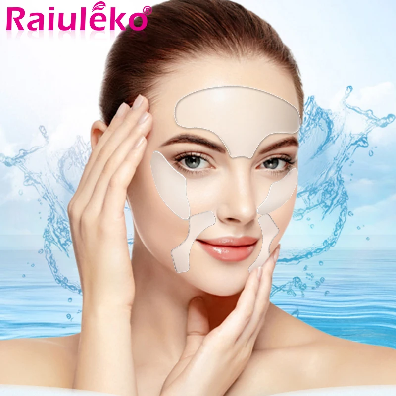 Reusable Breast and Neck Skin Leveling Lifting Tightening Transparent Silicone Wrinkle Removal Sticker Medical Grade Wrinkle Pad