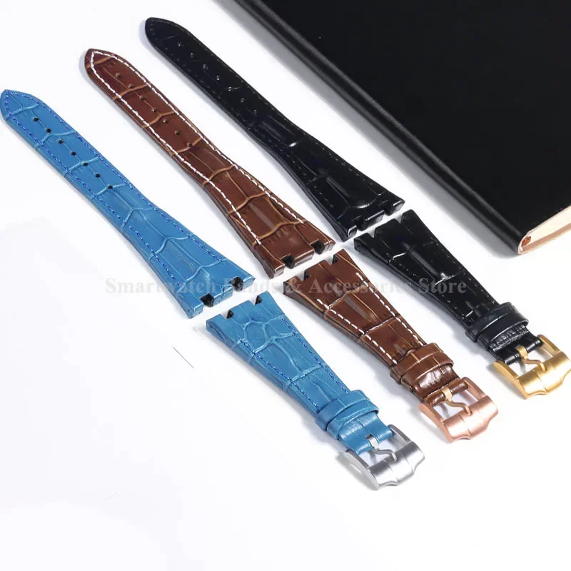 28mm Leather Watch Band for AP Series Strap Waterproof Sport Bracelet for Audemars for Piguet 15710 15703 Men Women Watch Band