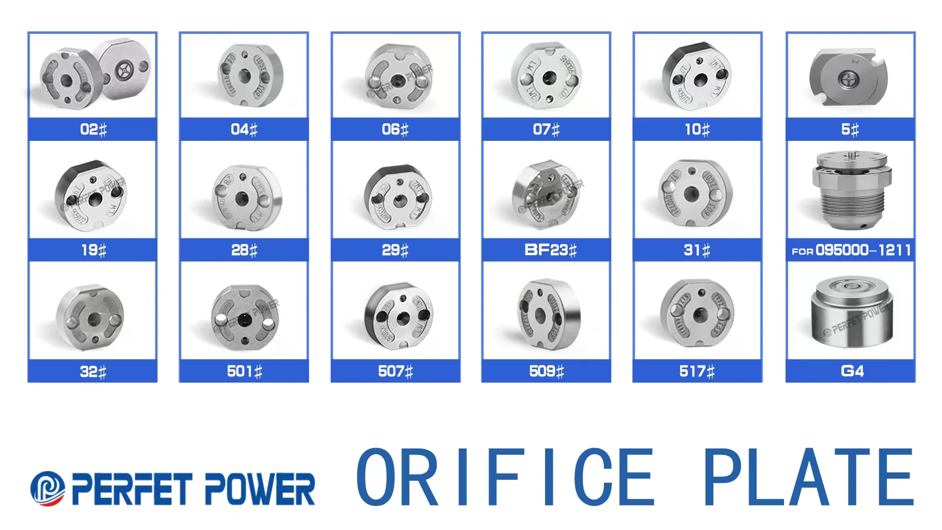 4pcs Orifice Valve 10# 07# 507# 501# 509# 04# 06# 19# 05# 18# SF03# 517# for Common Rail Fuel Injector China Made New